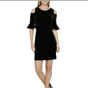 Tommy Hilfiger black velvet dress si…